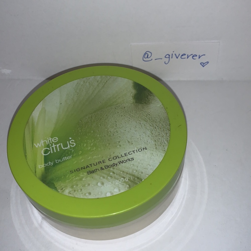 NWT Bath & Body Works Body Butter White Citrus